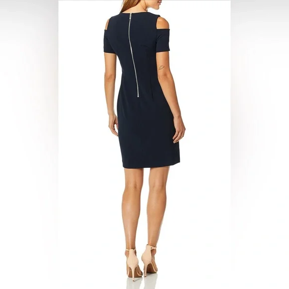 NWT Tommy Hilfiger Cold Shoulder Sheath Dress - Picture 2 of 8